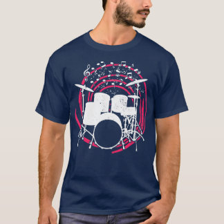 Camiseta Drummer Drumsticks Musical Outfit 9