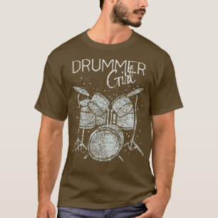 Camiseta Drummer Girl Drummer