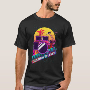 Camiseta Drummer legal A Dizer E A Cotação 80 S Estilo Retr