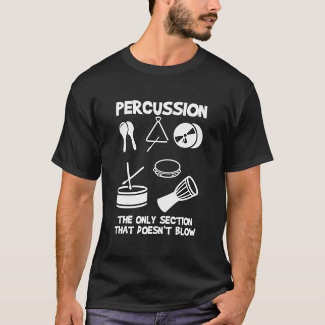 Camiseta Drummer Marching Band Orchestra Percussion (Frente)