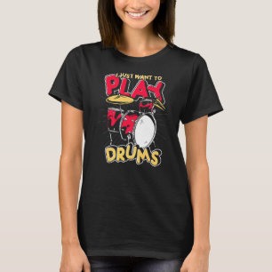 Camiseta Drummer Musical Drummer Tambores Musicais
