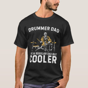Camiseta Drummer Pai Tambor Musical Men Roupa Tambores Engr