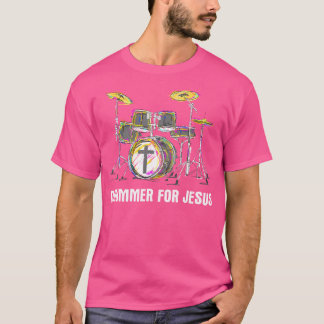 Camiseta Drummer Para Jesus - Musicista Cristão-Banda Worsh