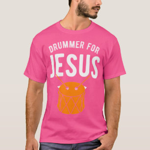 Camiseta Drummer Para Jesus Tripla Blend