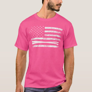Camiseta Drummer Patriótico Drumsticks Músico Bandeira Amer