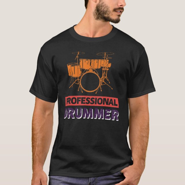 Camiseta Drummer Profissional (Frente)