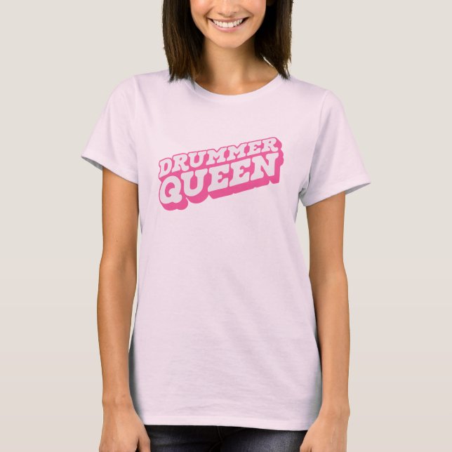 Camiseta Drummer Queen (Frente)