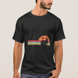 Camiseta Drummer Rapariga Retro Drumming Musical Player W