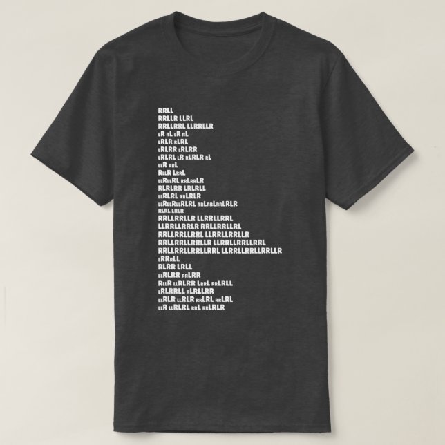 Camiseta Drummer RRLL do Drummer Rudiments do Drum (Frente do Design)