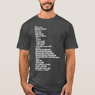 Camiseta Drummer RRLL do Drummer Rudiments do Drum