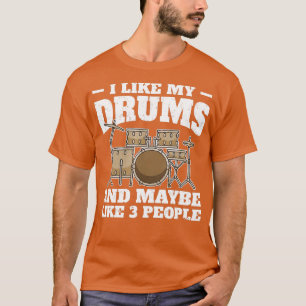 Camiseta Drummer Sarcástico Dizendo Tambores De Drumagem Pe