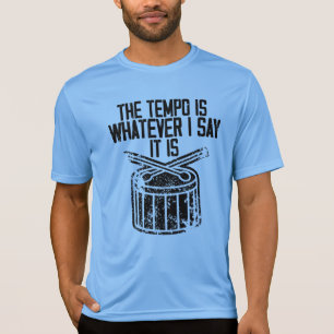 Camiseta Drummer Tempo Música Banda Tambor de Persão Engr