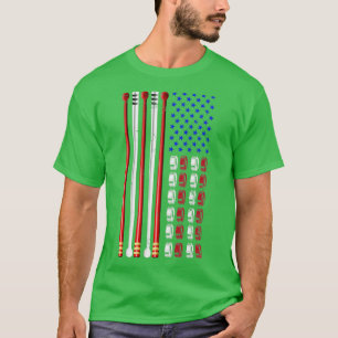 Camiseta Drummer US Flag American Retro Drams