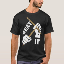 Camiseta Drummers Engraçados Bebam Música Ti Gráfico