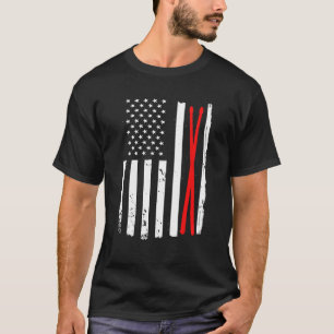 Camiseta Drumming Drum Fixa Sinalizador Usa Para Drummer E