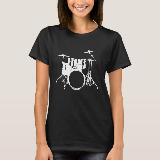 Camiseta Drums  drummer  drummer and percussion motif (Frente)