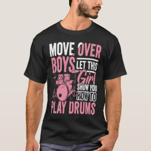 Camiseta Drumset de Cota do Drummer do Roupa do Jogador de 