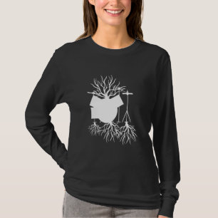 Camiseta Drumset De Drummer Snare Drumming Da Árvore Vida