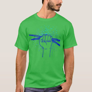 Camiseta Drumsticks Rock Drummer Drums