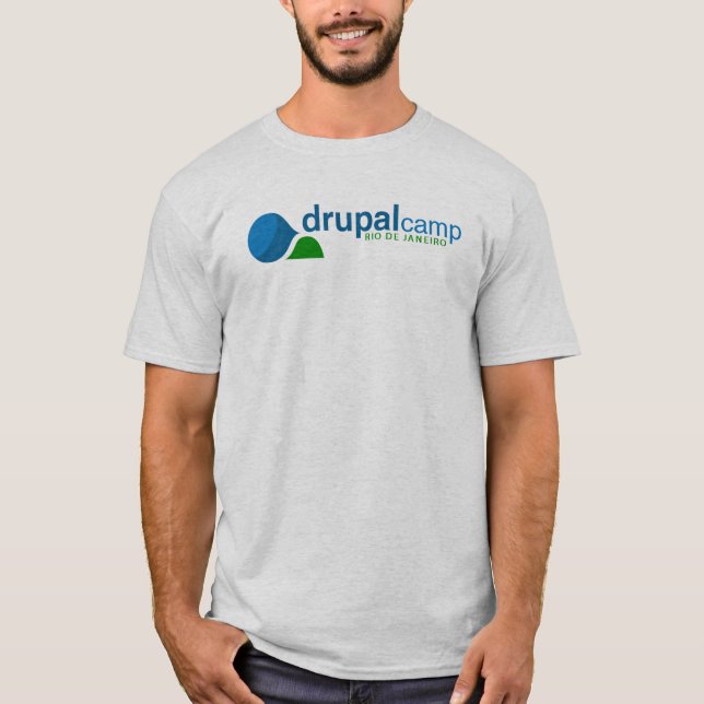 Camiseta DrupalCamp Rio de Janeiro (Frente)
