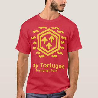 Camiseta Dry Tortugas National Park Florida Minimalist Retr