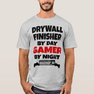 Camiseta Drywall Finisher por Day Gamer by Night
