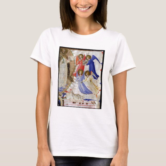 Camiseta ds 558 f.67v Ruas Dominic com quatro anjos musicai (Frente)