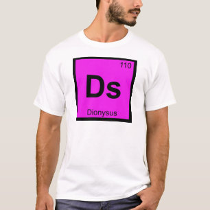 Camiseta Ds - Dioniso Símbolo da Tabela Periódica da Químic