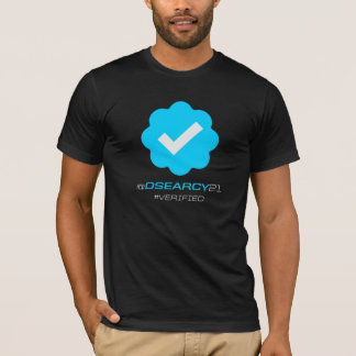 Camiseta @DSearcy21 - Verificado - preto