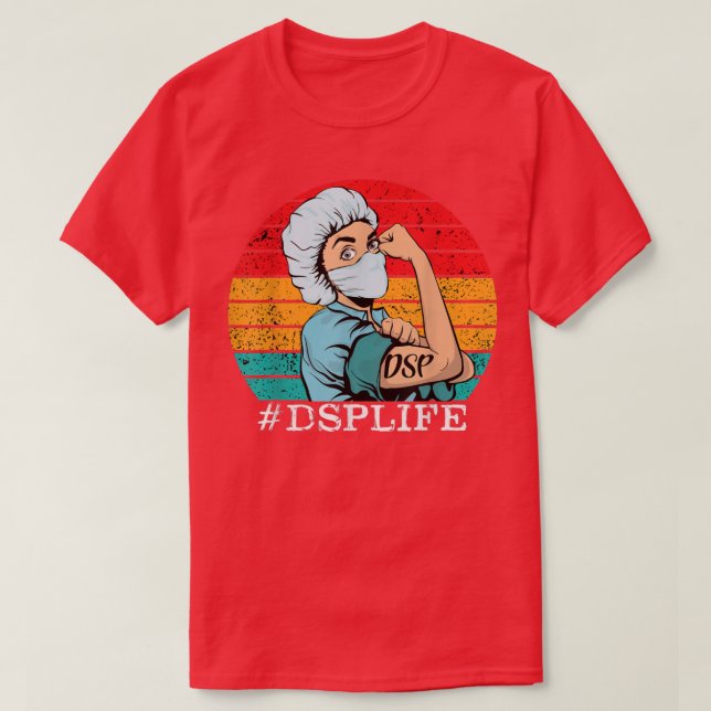 Camiseta DSP Life Direct Support Pessoas com Suporte Direto (Frente do Design)