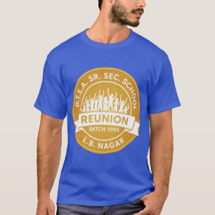 Camiseta DTEA LBN 1995, de uso masculino, Dourado em T-shir