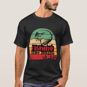 Camiseta DTEH Homens Mulheres Jovens A pesca me mantém vivo