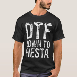 Camiseta Dtf Abaixo Para Fiesta Shirt Men Mulheres Cinco De