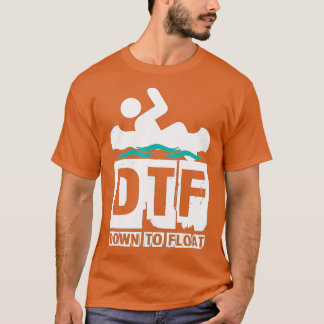 Camiseta DTF Para Flutuar - Arrasto Funny Canoé River