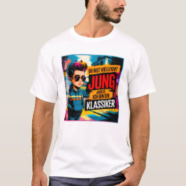 Camiseta Du bist vielleicht jung,aber ich bin ein Klassiker