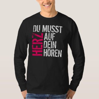 Camiseta Du Musst Herz