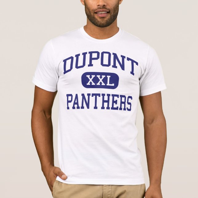 Camiseta Du Pont - panteras - júnior - Belle West Virginia (Frente)