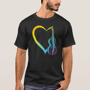 Camiseta Dual Bass Heart Double Bassistt - Premi Bass Duplo