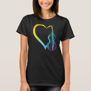 Camiseta Dual Bass Heart Double Bassistt - Premi Bass Duplo