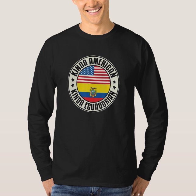 Camiseta Dual Citizenship American Ecuadorian Ecuador Usa F (Frente)