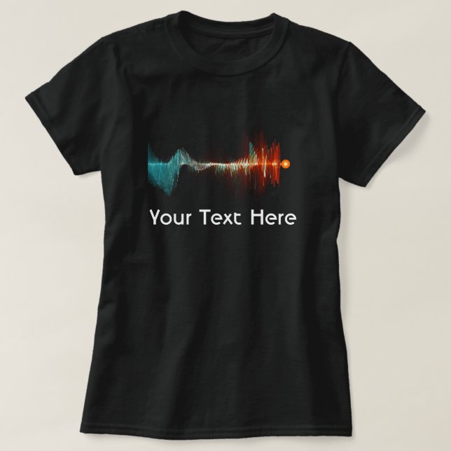 Camiseta Dualidade de Onda de Partículas (Frente do Design)
