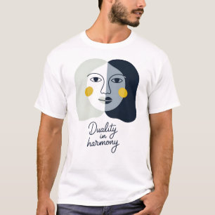 Camiseta Dualidade Gemini em Harmonia