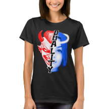 DUALITY TEE. Anjo ou Diabo?