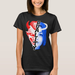 Camiseta DUALITY TEE. Anjo ou Diabo?
