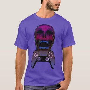 Camiseta Dualsense Neon Skull