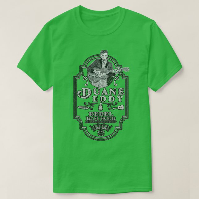 Camiseta Duane Eddy Rebel Rouser Tribute (Frente do Design)