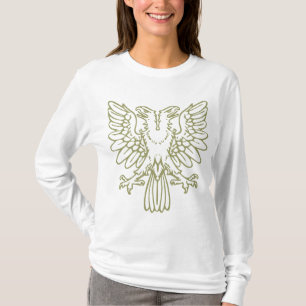 Camiseta Duas Águia de Cabeça - Khaki