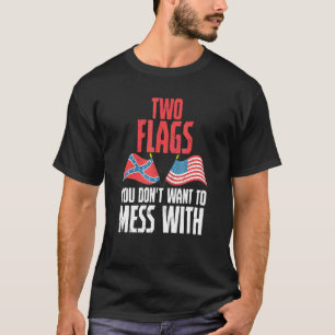 Camiseta Duas Bandeiras Legais Com Que Você Não Quer Mexer 
