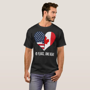 Camiseta Duas Bandeiras Um Ritmo Canadá🇨🇦  América