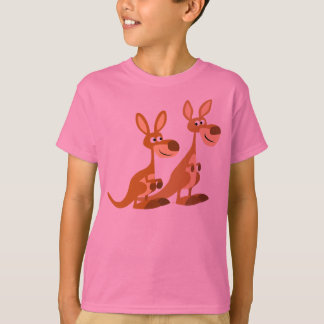 Camiseta Duas Belas Caricaturas Caricaturas Canaroos Crianç